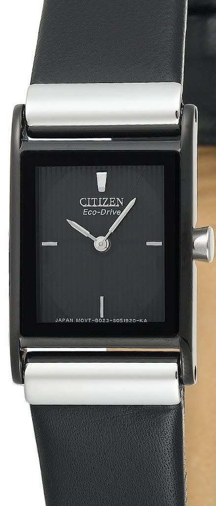 Authentic CITIZEN Eco Drive Axiom Black Ladies Watch