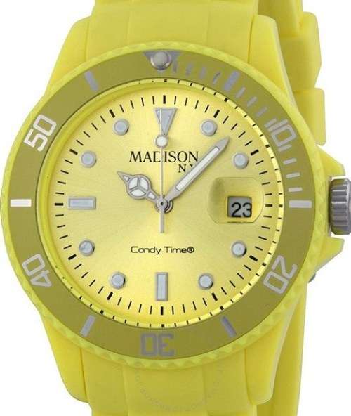 Authentic MADISON NEW YORK Candy Time Ladies Watch