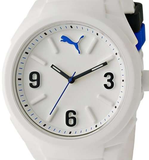 Authentic PUMA White Silicone Mens Watch