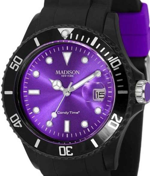 Authentic MADISON NEW YORK Candy Time Ladies Watch
