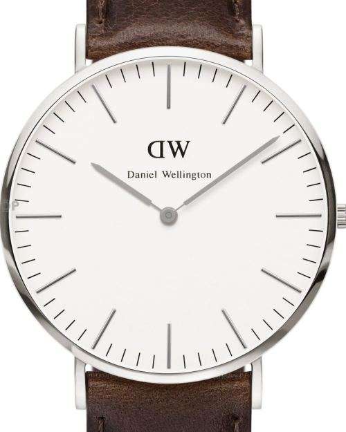 Authentic DANIEL WELLINGTON Bristol Classic Ultra Slim Brown Leather Mens Watch
