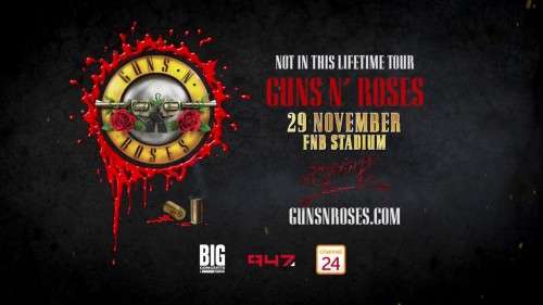 GUNS n ROSES Concert Tickets - Johannesburg (29 Nov 2018) (FREE SHIPPING)
