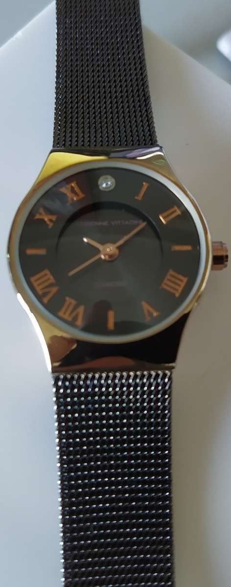 Authentic ADRIENNE VITTADINI Diamond Accented Ladies Watch