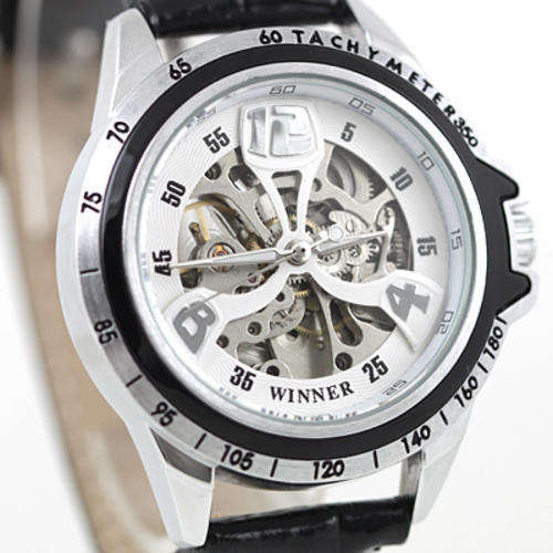 WINNER Men's Skeleton Mechanical Watch