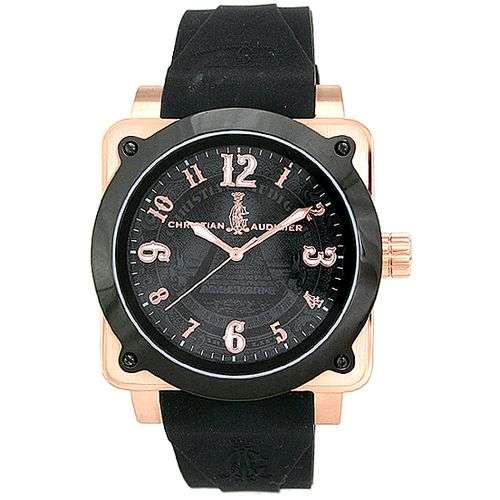 CHRISTIAN AUDIGIER Fortress Black Dollar Ion-Plated Unisex watch