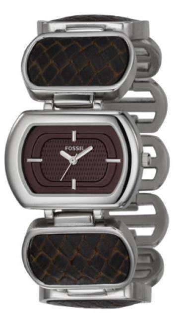 FOSSIL Brown Leather Ladies Bracelet watch