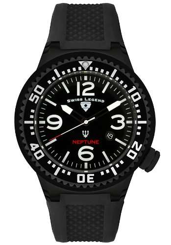 SWISS LEGEND Neptune Collection Ion-Plated Swiss Quartz Mens Watch