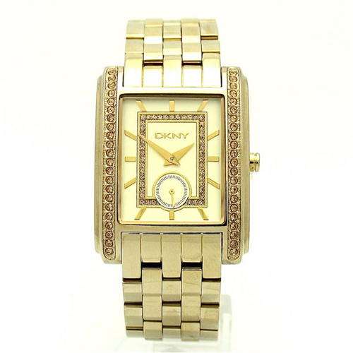 DKNY Crystal Gold-Tone Ladies Watch (Please read description)