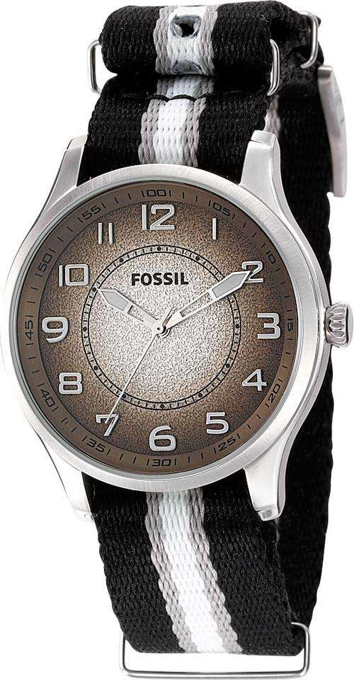 FOSSIL Nylon Strap Mens Sports Watch