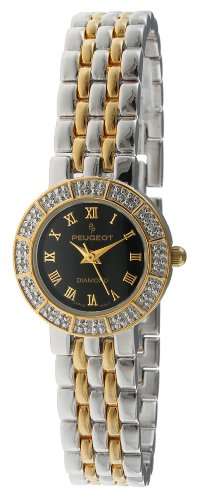 PEUGEOT 1/10 Carat Genuine Diamond Ladies Bracelet Watch