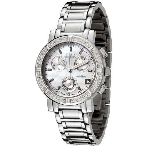 INVICTA Limited Edition Diamond Chronograph Swiss Ladies Watch