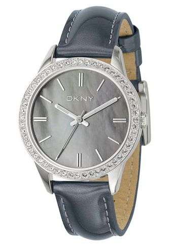 DKNY Mother Of Pearl Crystal Ladies Watch