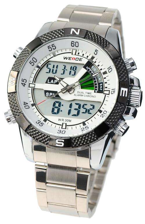 WEIDE Multifunction Oversized Mens Sports Watch
