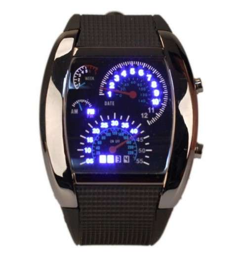 LED Backlight Military Digital Quartz Wrist Watch Wristwatch Sports Meter Dial