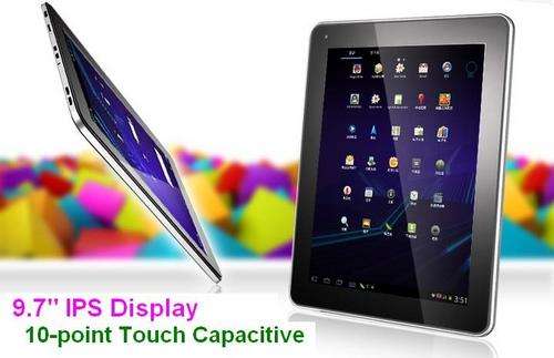 NEW RELEASED!!  9.7" Cube 16GB Android 4.0 ICS IPS Display 10 Point Capacitive Dual Camera