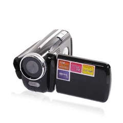1.8 Inch LCD 1.3MP Digital Camcorder with 4X Digital Zoom Black