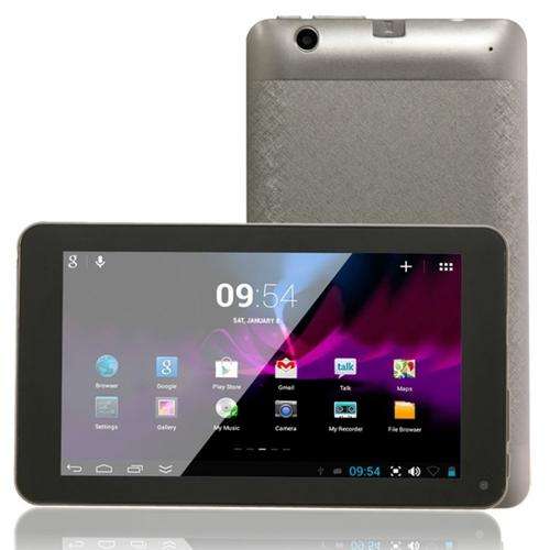 7" Android 4.2 Dual-Core 4GB VIA8880 Capacitive Dual Camera Tablet Touch PAD PC HDMI Color BLACK
