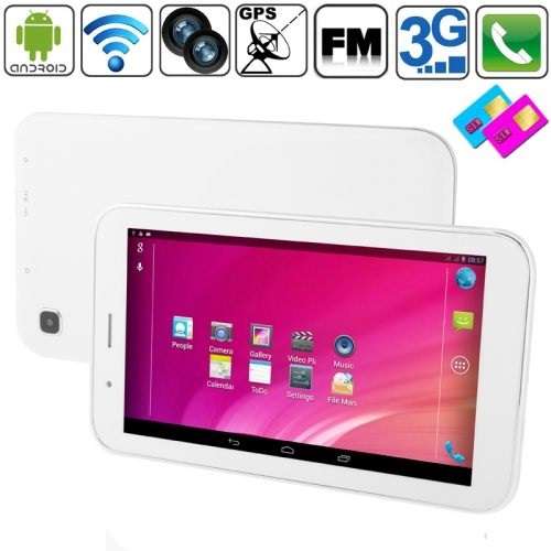 2014 MODEL!!! Dual Camera 7 Inch Google Android 4.2 GSM PHONE TABLET PC - GSM + 3G + FM + GPS