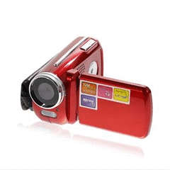 1.8 Inch LCD 1.3MP Digital Camcorder with 4X Digital Zoom Camera RED