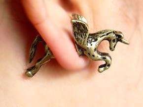 Unicorn earring / ear cuff