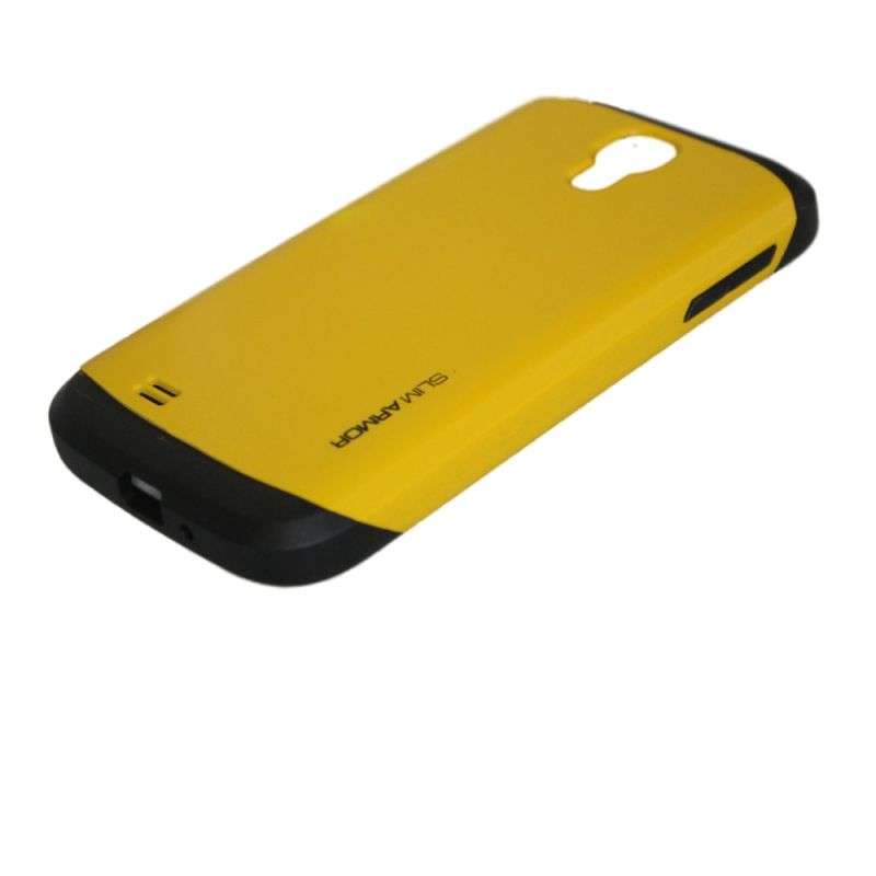 SLIM ARMOR shock proof cover for SAMSUNG Galaxy S4 #Burnt YELLOW #