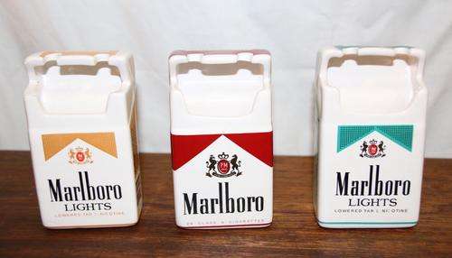 Awesome Vintage Collection of Malboro Cigarette Ashtrays