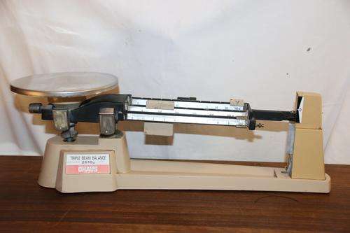 Ohaus Triple Beam Mechanical Scale with Weights