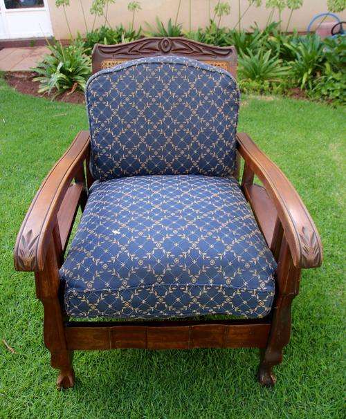 Vintage Thonet Chair with Cushions