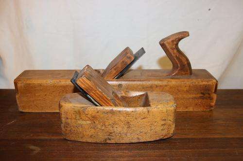 2 Vintage Wooden Planes