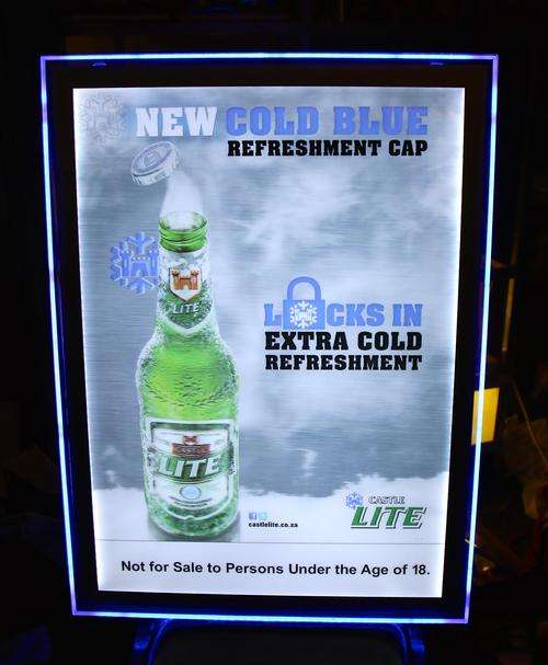 Awesome 3D Castle Light Advertising Glass Light Box