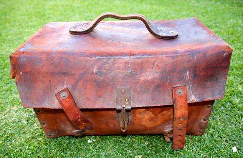 Awesome Find Original SAR Leather Tool Box