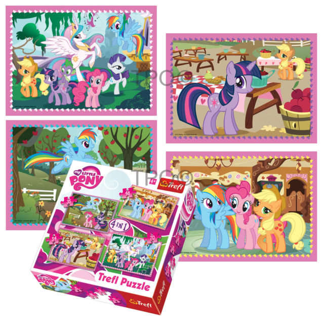 My Little Pony 4 In 1 Puzzle