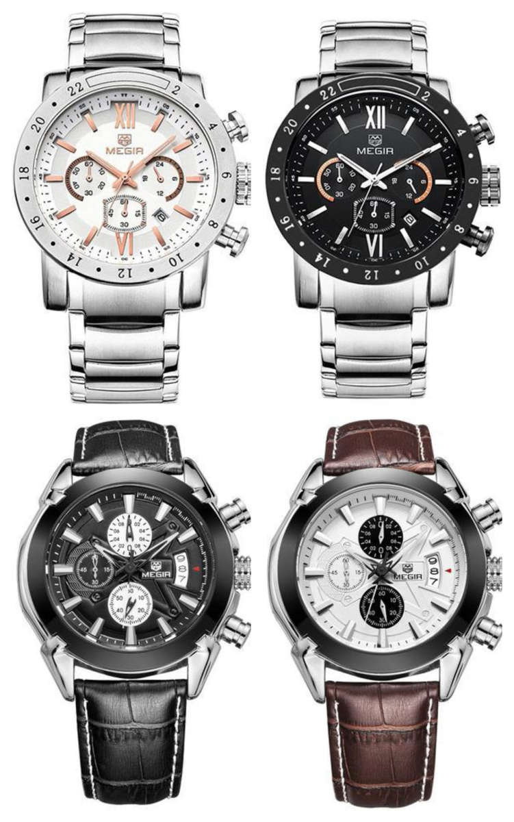 Megir Men's Watches | 4 Options