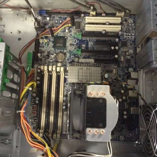 Hp Z400 Xeon mainboard wiith CPU,  see details