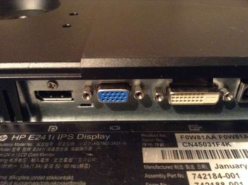 Hp 24inch Led, no stand