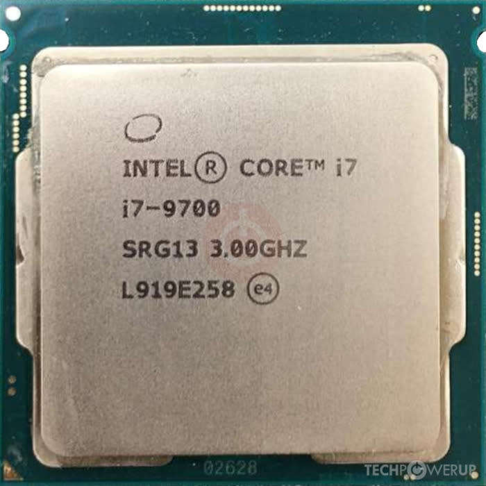 Intel i7 9700 cpu