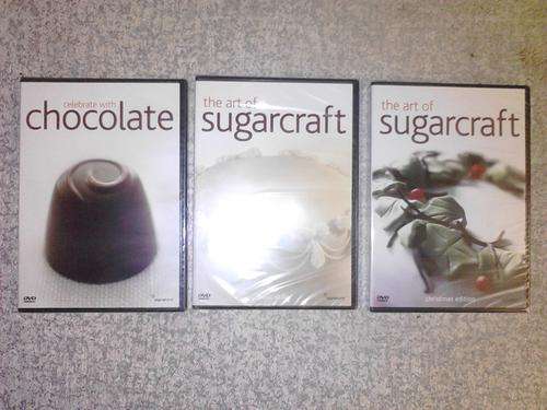 3 Brand New Dvd's Cake craft DVD's