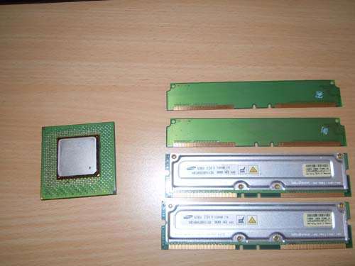 P4 PROCESSOR AND RAM