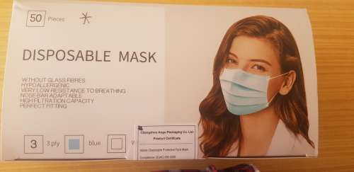 3PLY MED.MASK BID 1 TO TAKE25 SHIP R75