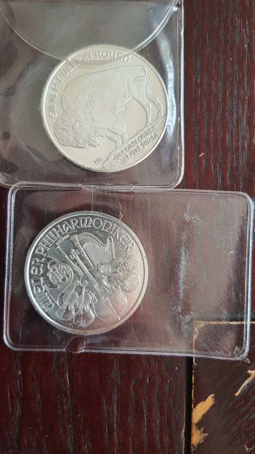 2×Silver bullion bid for both