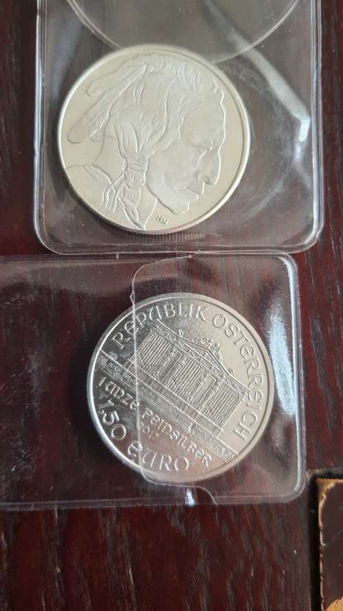 2×Silver bullion bid for both