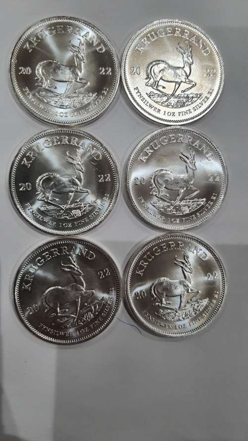 2022 SILVER KRUGER RAND 6 AVALIBLE