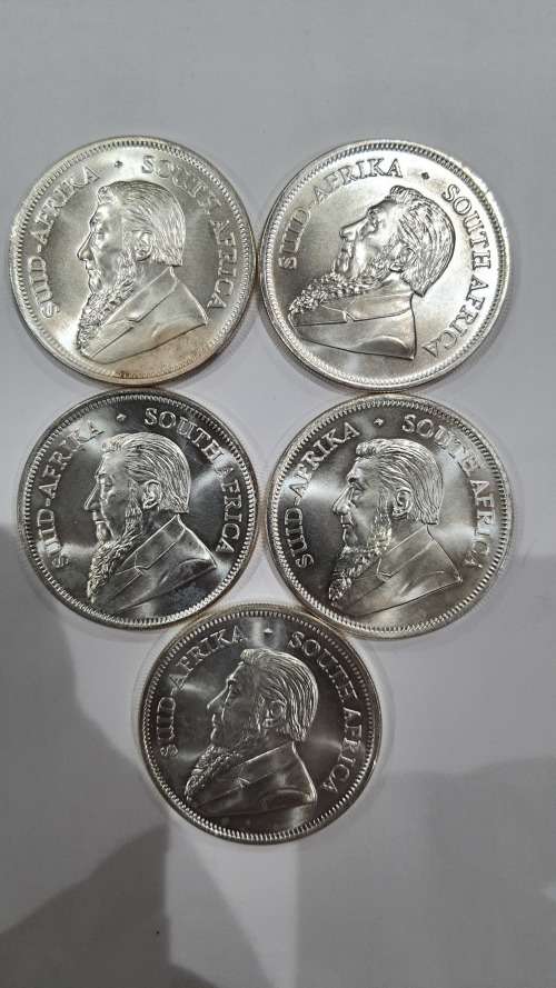 2021 SILVER KRUGER RAND 5 AVALIBLE...BID PER COIN
