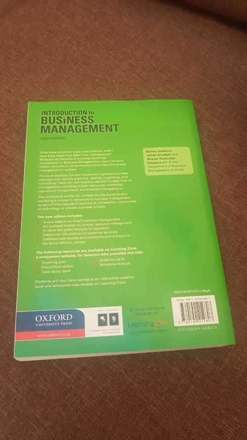 Introduction to Business Management 10th Edition