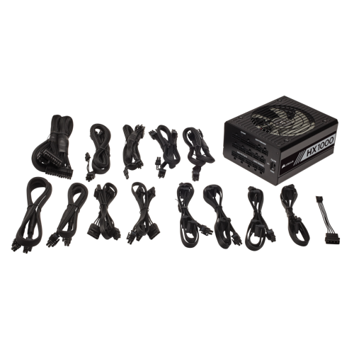 HX Series HX1000  1000 Watt 80 PLUS® PLATINUM Certified Fully Modular PSU