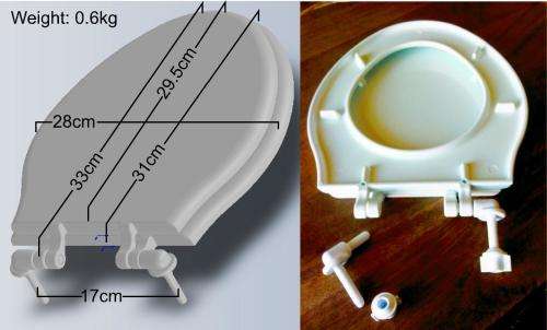 Plastic Junior toilet seats for nursery schools