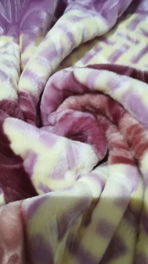 Luxury Mink Embossed Double Blanket Petal