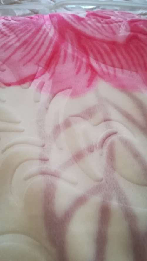 Luxury Mink Embossed Double Blanket Petal