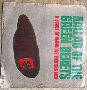 Ballad of The Green Berets & songs of America's fighting men vinyl LP.