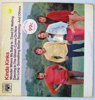 The Kinks - Kinda kinks vinyl LP. Circa 1969